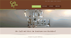 Desktop Screenshot of cafe-bijou.ch