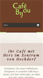 Mobile Screenshot of cafe-bijou.ch